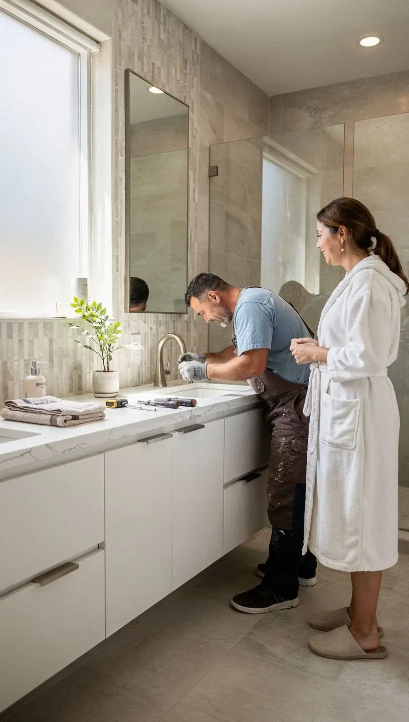 Flooring upgrades enhancing small interior spaces